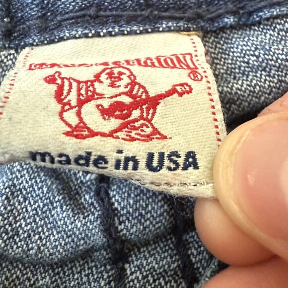 Y2K Made in USA True Religion Bobby Super T Denim Jeans - Picture 5 of 6